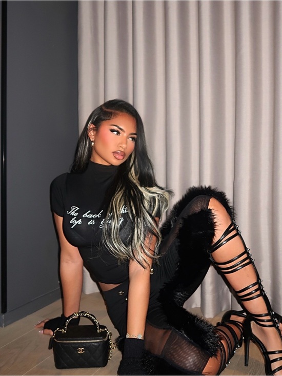 Haus of Paris Tops - THE FRONT OF THIS TOP IS LYING - BLACK 🖤
